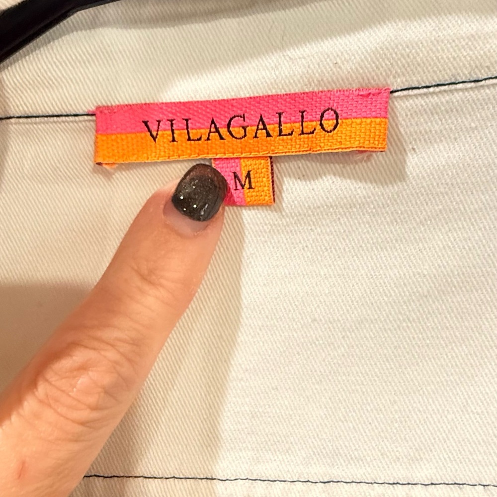 NEW VILAGALLO sequin jacket in white - Picture 5 of 8